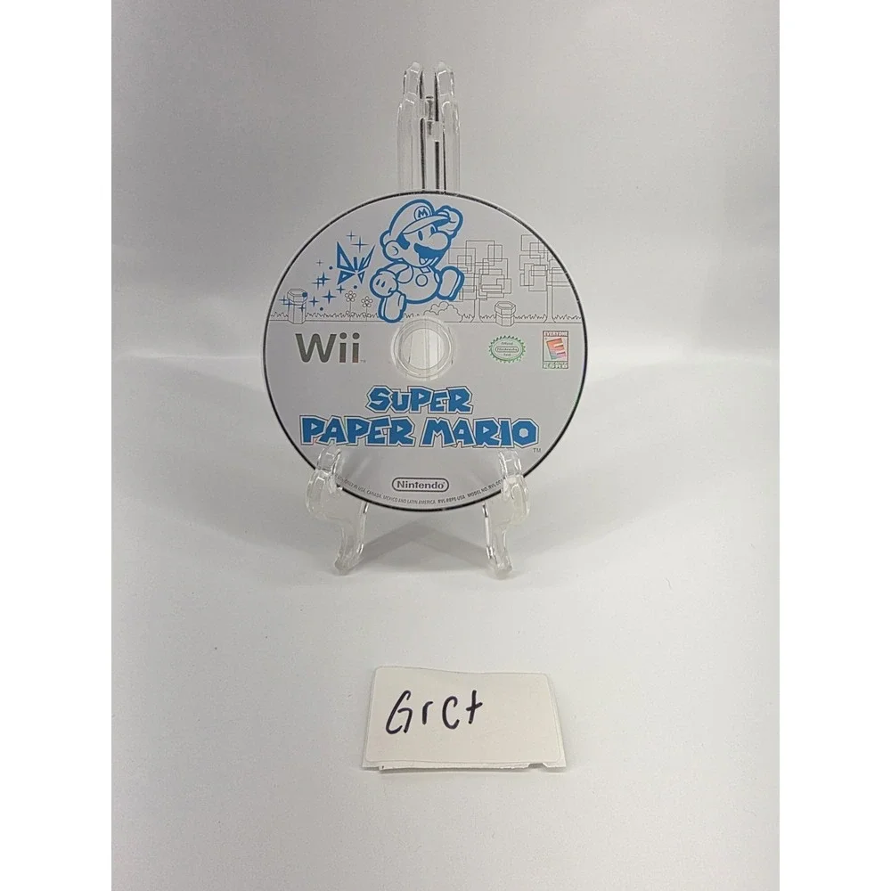 Super Paper Mario (Nintendo Wii, 2007) CIB Complete - W manual/inserts